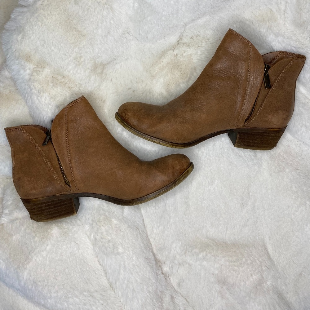 Leather Lucky Brand Booties